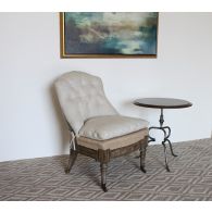 Natural Linen Deconstructed Lounge Chair