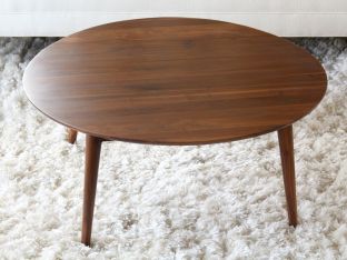 Vintage Round Danish Modern Coffee Table