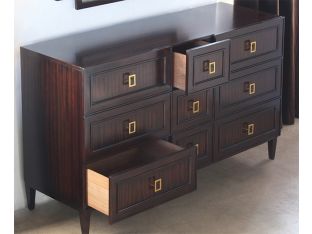 Saeple 3 Drawer Chest of Drawers in Caviar Finish