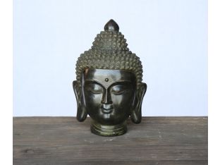 Medium Black Buddha Head