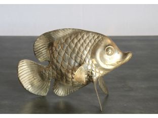Hand-Cast Bronze Fish