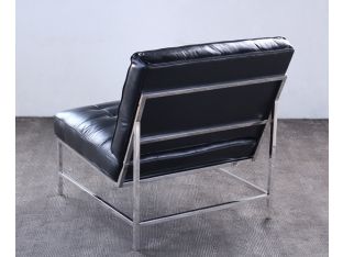 Mitchell Gold Major Chair in Black Leather