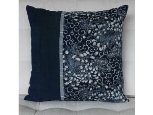 Festival of Chrysanthemums Pillow, Vintage 1930's Textiles