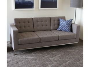 Drake Sofa with Stainless Steel Legs