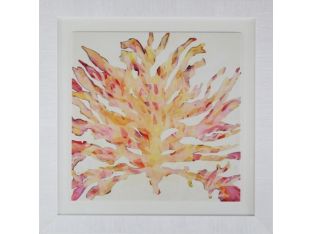 Modern Abstract Coral 1 37.5W x 37.5H